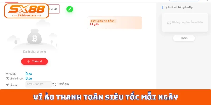 Ví ảo thanh toán siêu tốc mỗi ngày